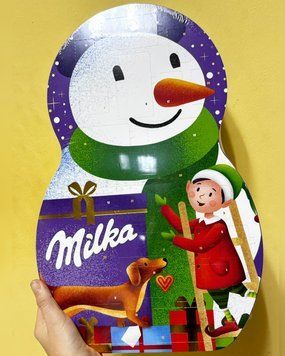 Адвент-календарь Milka великий Сніговик НП012 фото